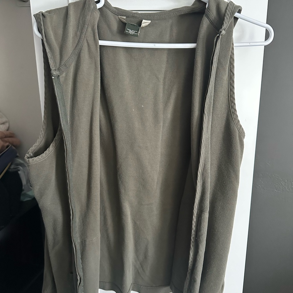 Eddie Bauer Khaki Cotton Vest